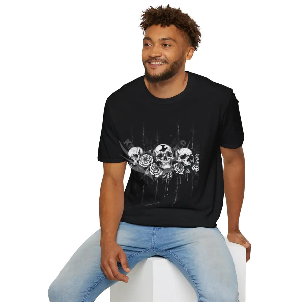 Celtic Skull Tattoo T-Shirt — Celtic Skull Artwork Tee T-Shirt