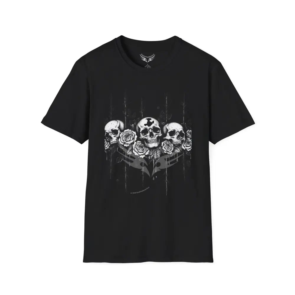 Celtic Skull Tattoo T-Shirt — Celtic Skull Artwork Tee T-Shirt