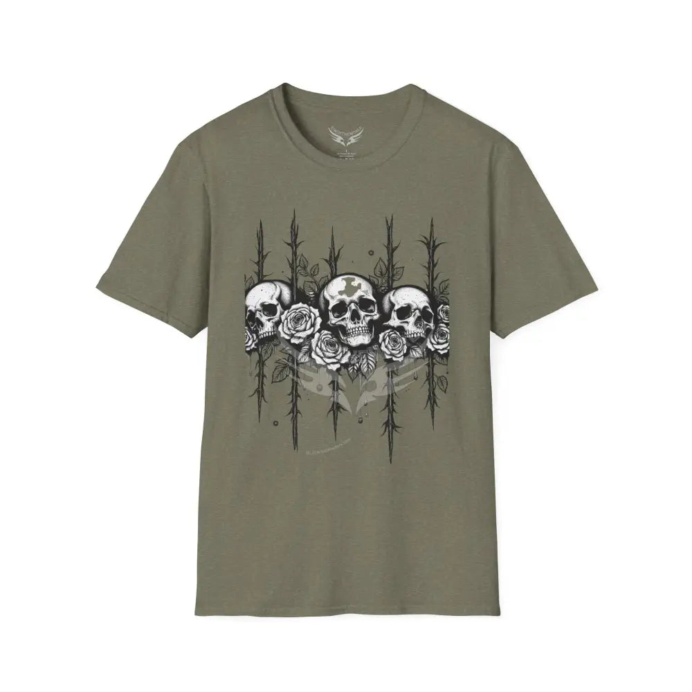 Celtic Skull Tattoo T-Shirt — Celtic Skull Artwork Tee T-Shirt