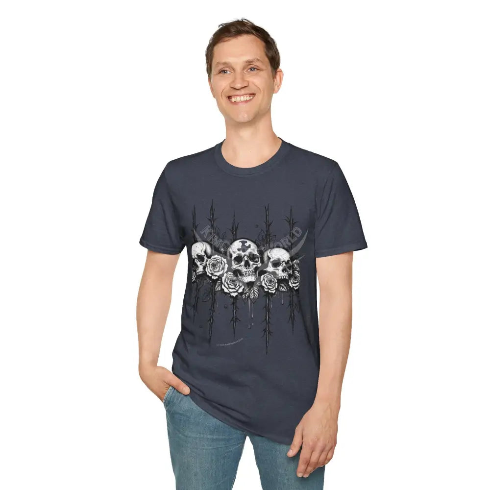 Celtic Skull Tattoo T-Shirt — Celtic Skull Artwork Tee T-Shirt