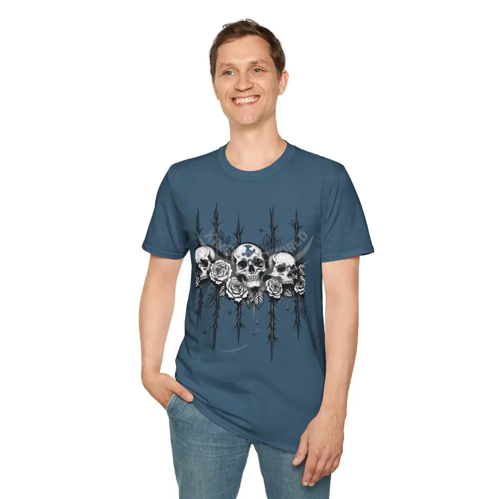 Celtic Skull Tattoo T-Shirt — Celtic Skull Artwork Tee T-Shirt