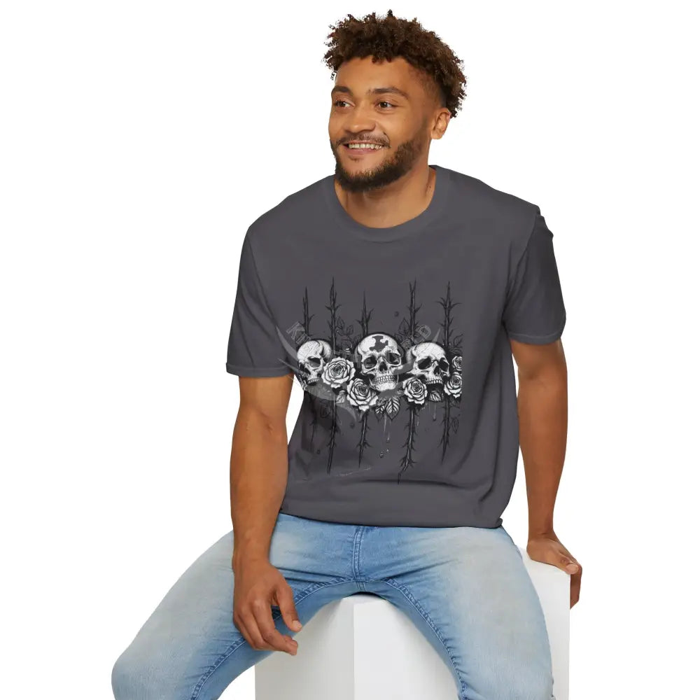 Celtic Skull Tattoo T-Shirt — Celtic Skull Artwork Tee T-Shirt
