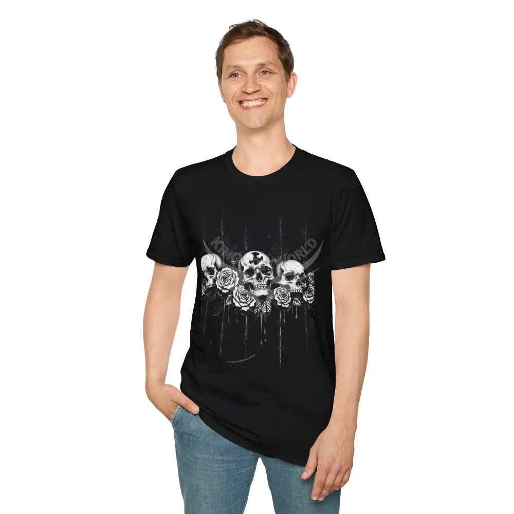 Celtic Skull Tattoo T-Shirt — Celtic Skull Artwork Tee Black / XS T-Shirt
