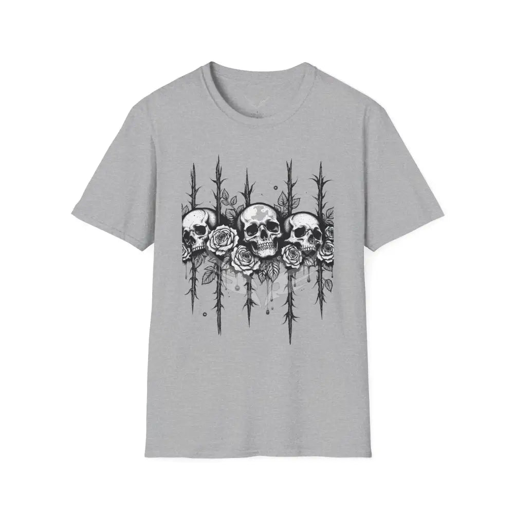 Celtic Skull Tattoo T-Shirt — Celtic Skull Artwork Tee Sport Grey / XS T-Shirt