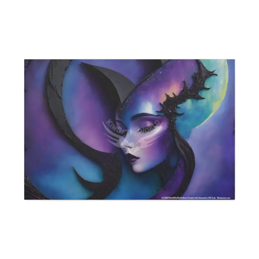 Color Coordinated Fantasy Canvas Prints -- Oil-Style Matte Stretched 1.25’’ 48″ x 32″ (Horizontal) / 1.25’’ Canvas
