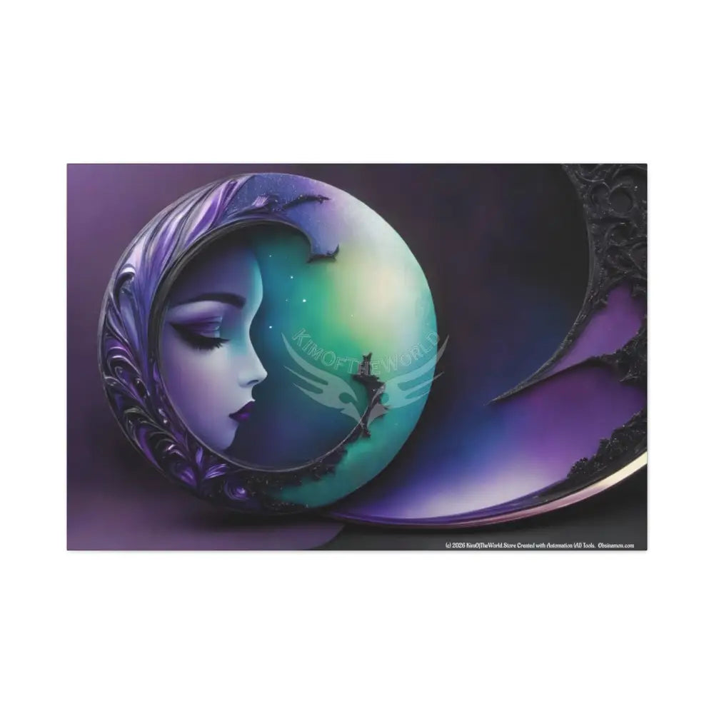 Color Coordinated Fantasy Canvas Prints -- Oil-Style Matte Stretched 1.25’’ 48″ x 32″ (Horizontal) / 1.25’’ Canvas
