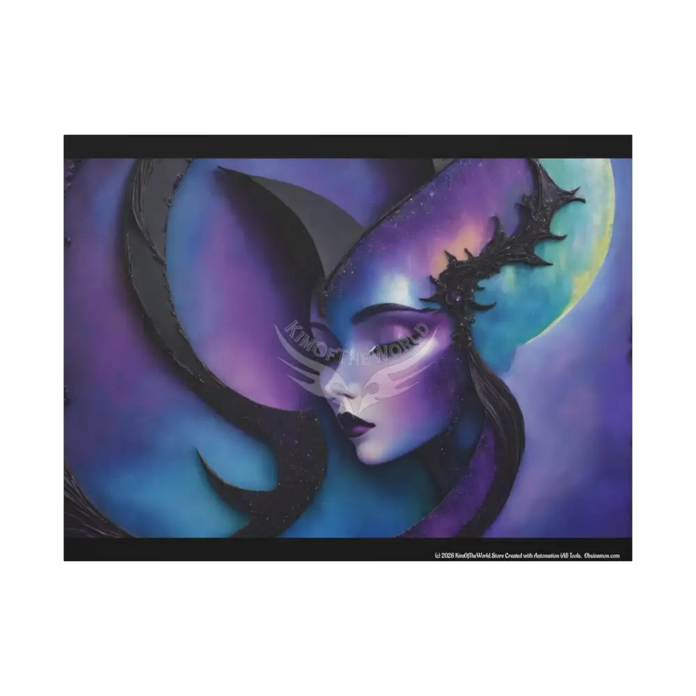 Color Coordinated Fantasy Canvas Prints -- Oil-Style Matte Stretched 1.25’’ 48’’ x 36’’ (Horizontal) / 1.25’’ Canvas