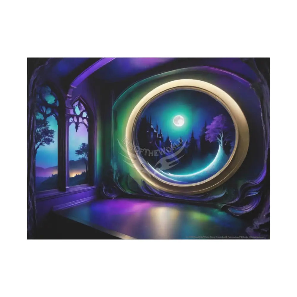 Color Coordinated Fantasy Canvas Prints -- Oil-Style Matte Stretched 1.25’’ 48’’ x 36’’ (Horizontal) / 1.25’’ Canvas