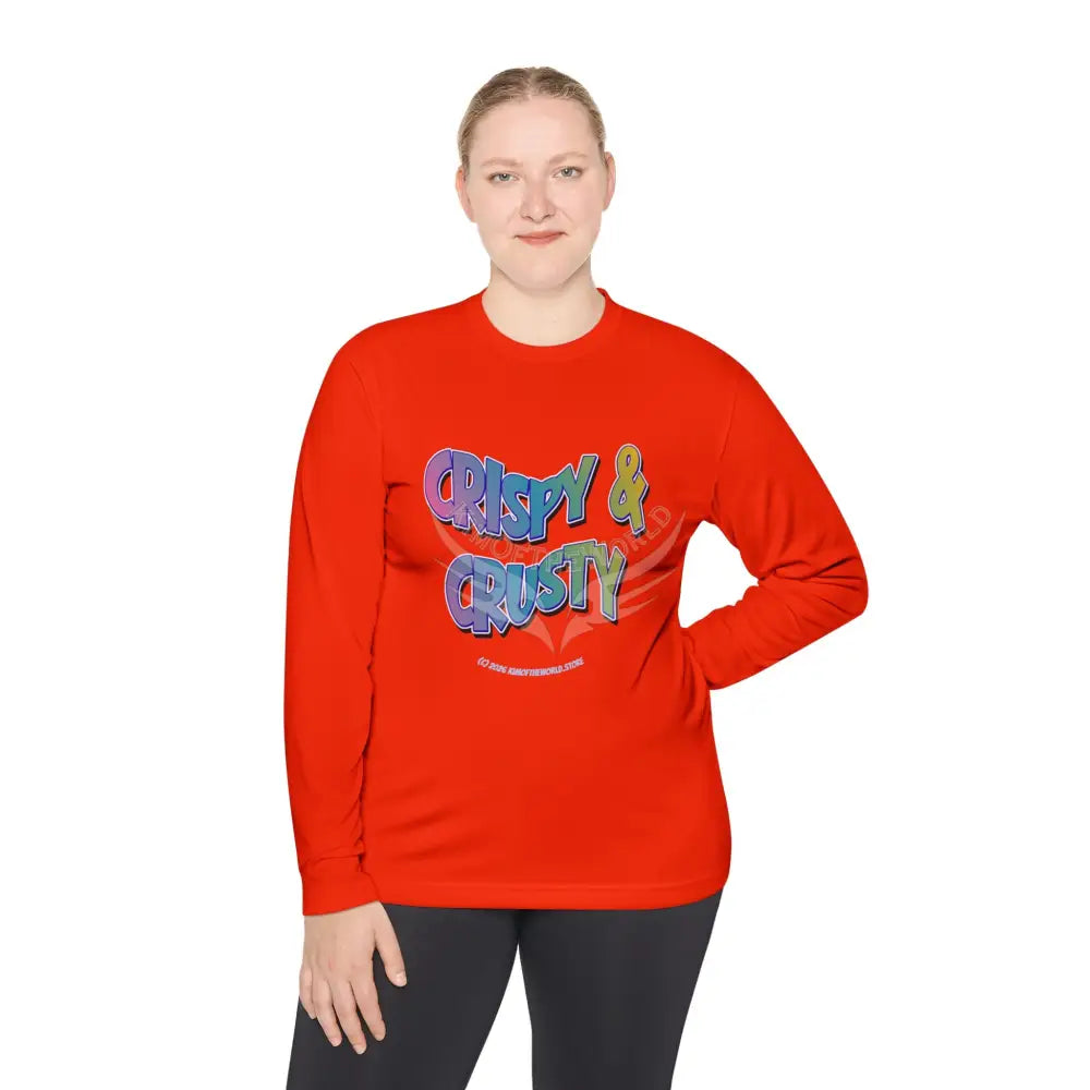 Colorful ’Crispy & Crusty’ - Long Sleeve Tee Long-sleeve