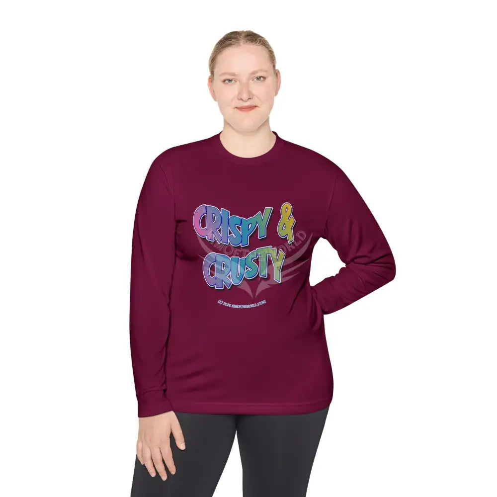 Colorful ’Crispy & Crusty’ - Long Sleeve Tee Long-sleeve