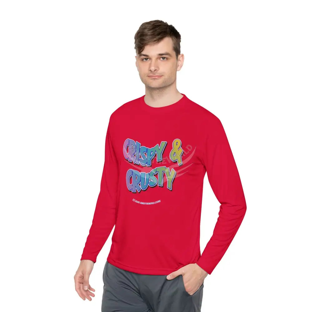 Colorful ’Crispy & Crusty’ - Long Sleeve Tee Long-sleeve