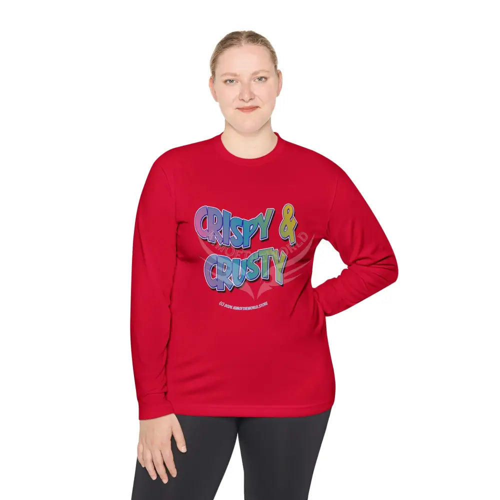 Colorful ’Crispy & Crusty’ - Long Sleeve Tee Long-sleeve