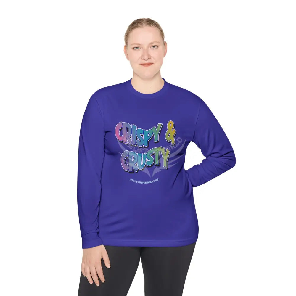Colorful ’Crispy & Crusty’ - Long Sleeve Tee Long-sleeve