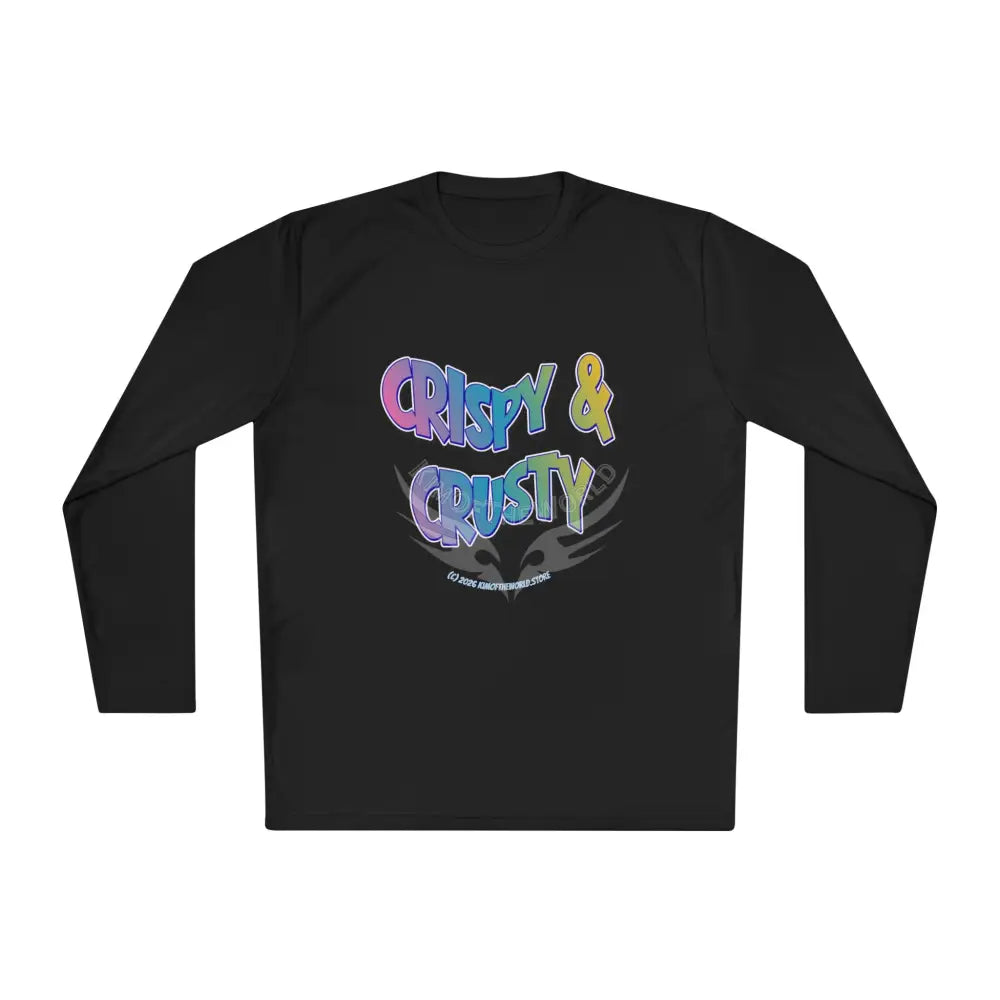 Colorful ’Crispy & Crusty’ - Long Sleeve Tee Black / XS Long-sleeve