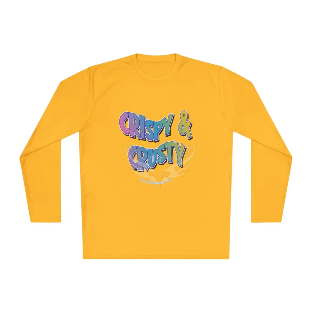 Colorful ’Crispy & Crusty’ - Long Sleeve Tee Gold / XS Long-sleeve