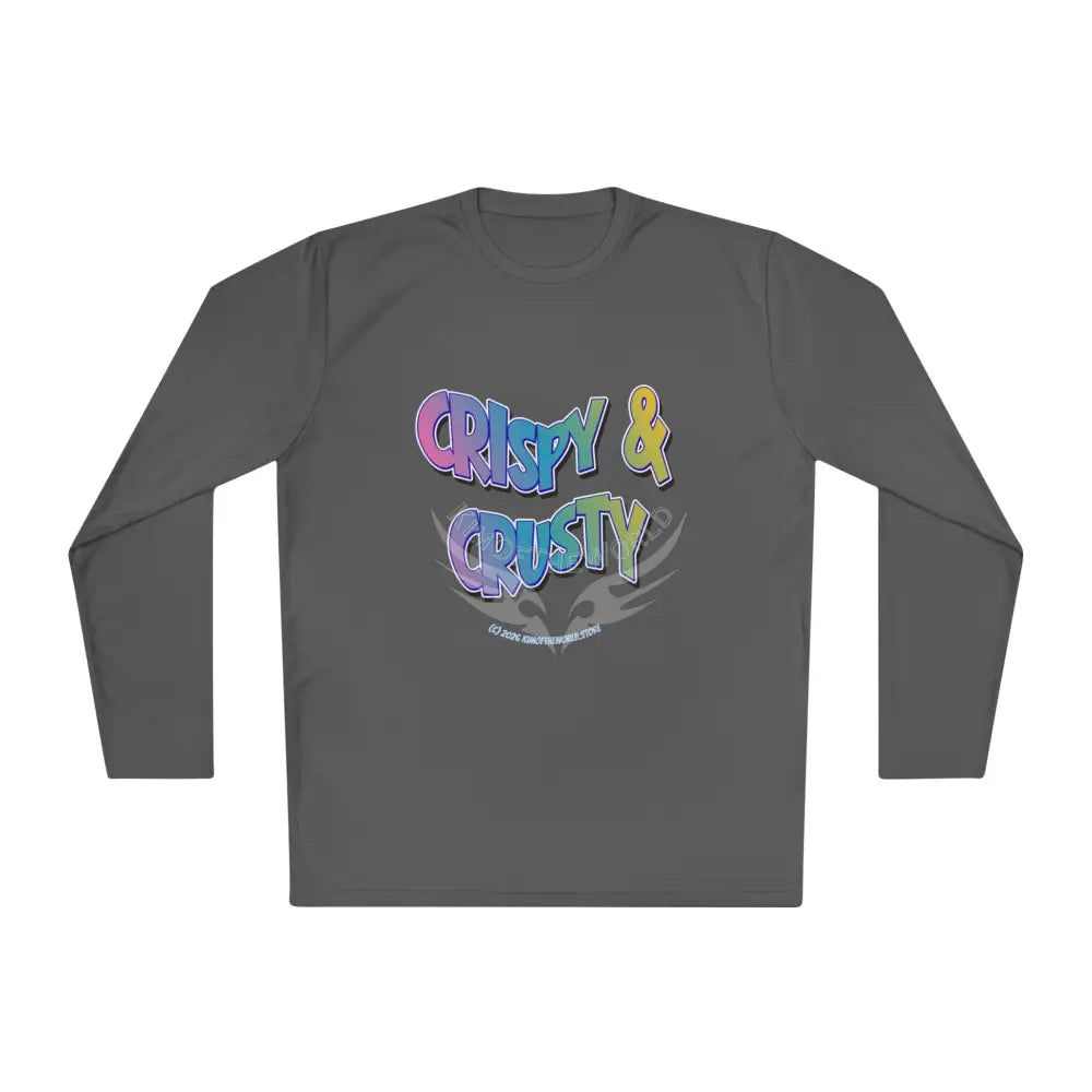 Colorful ’Crispy & Crusty’ - Long Sleeve Tee Iron Grey / XS Long-sleeve