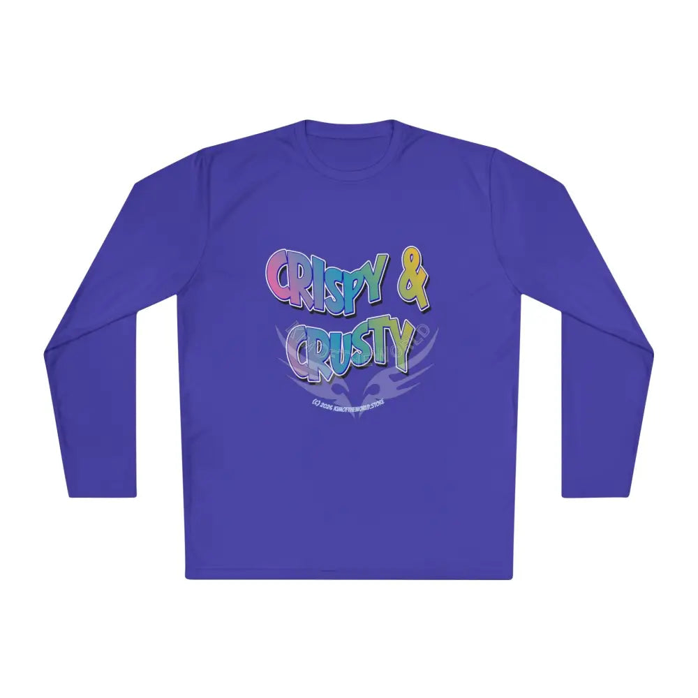 Colorful ’Crispy & Crusty’ - Long Sleeve Tee Purple / XS Long-sleeve