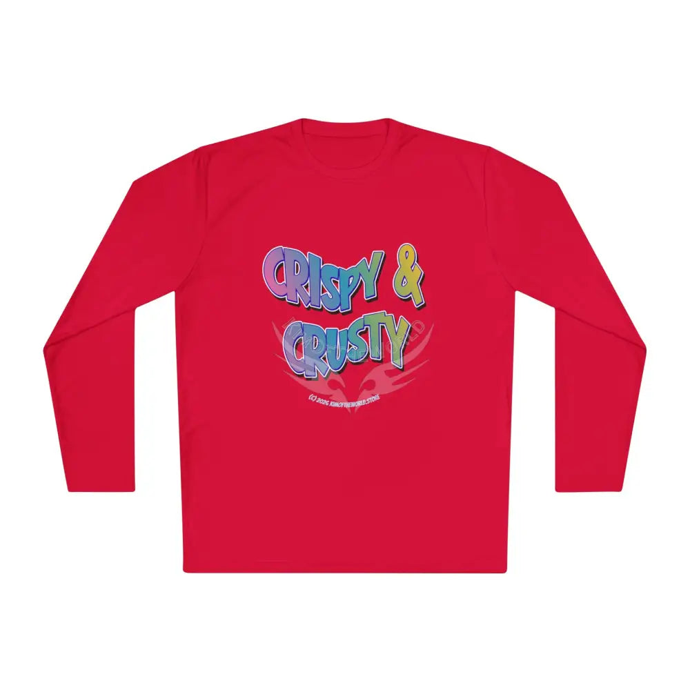 Colorful ’Crispy & Crusty’ - Long Sleeve Tee True Red / XS Long-sleeve
