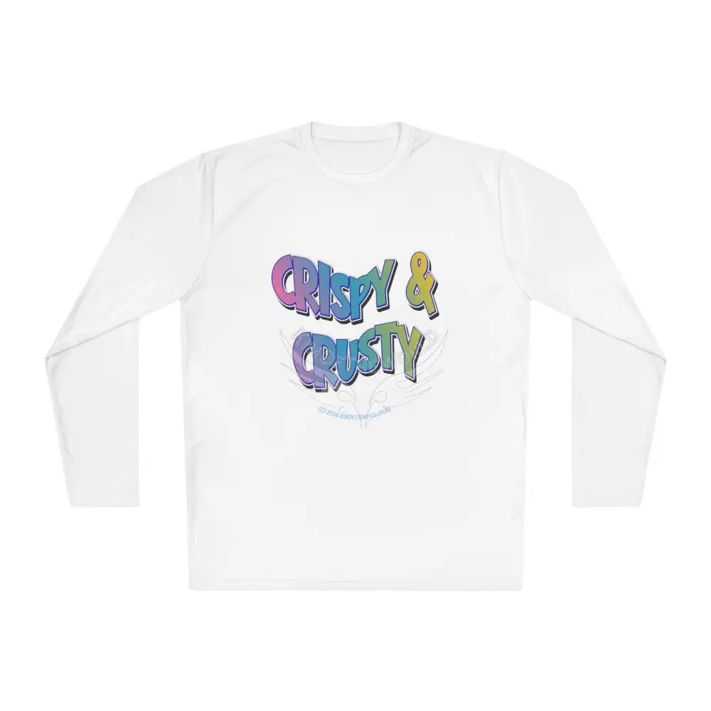 Colorful ’Crispy & Crusty’ - Long Sleeve Tee White / XS Long-sleeve