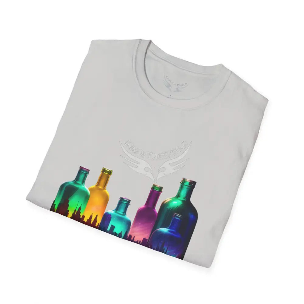 Colorful Glass Bottles Antiquing Tee - Softstyle T-Shirt T-Shirt