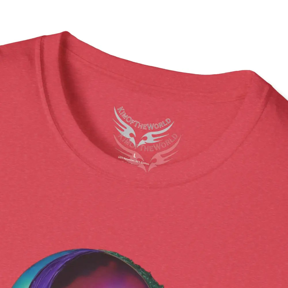 Colorful Liquid Two-Story Scenery Tee - Softstyle T-Shirt T-Shirt