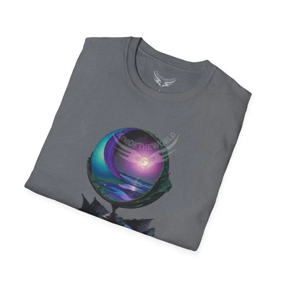 Colorful Liquid Two-Story Scenery Tee - Softstyle T-Shirt T-Shirt