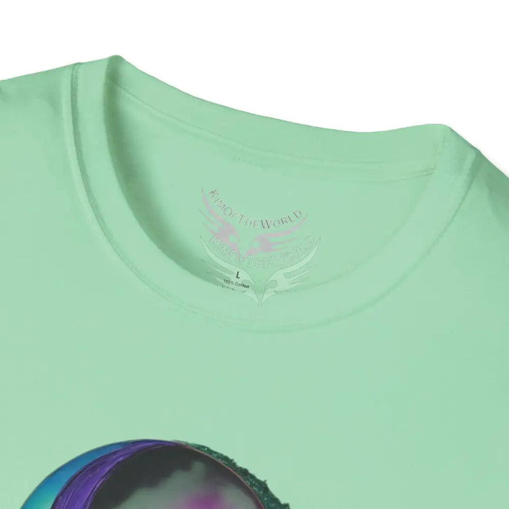 Colorful Liquid Two-Story Scenery Tee - Softstyle T-Shirt T-Shirt