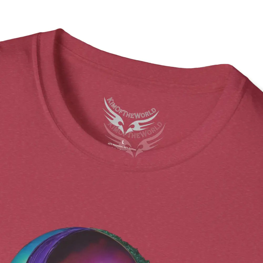 Colorful Liquid Two-Story Scenery Tee - Softstyle T-Shirt T-Shirt