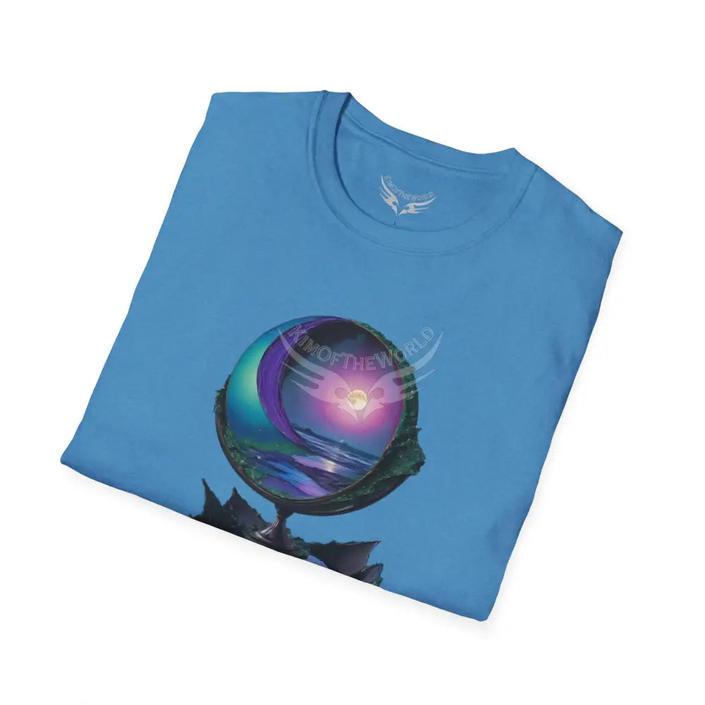Colorful Liquid Two-Story Scenery Tee - Softstyle T-Shirt T-Shirt