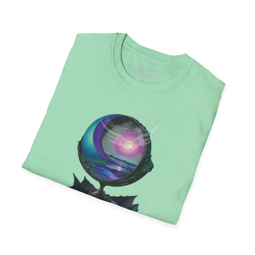 Colorful Liquid Two-Story Scenery Tee - Softstyle T-Shirt T-Shirt