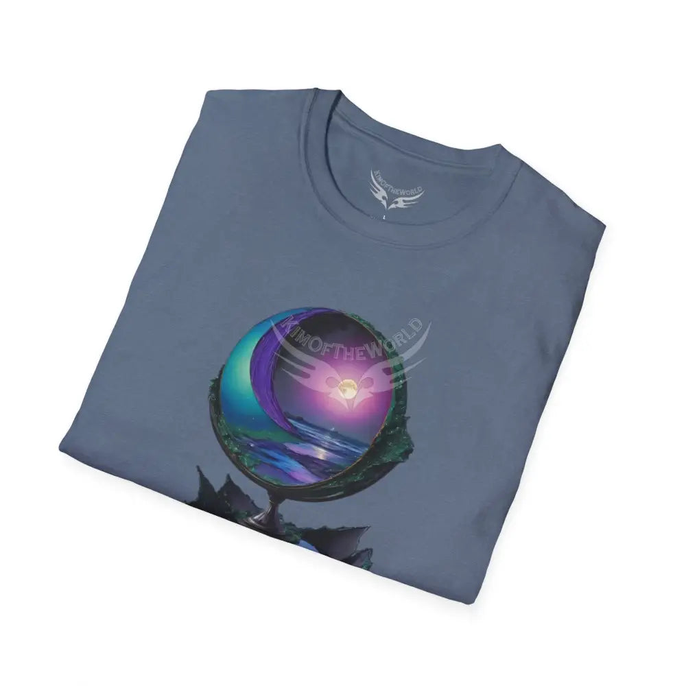 Colorful Liquid Two-Story Scenery Tee - Softstyle T-Shirt T-Shirt