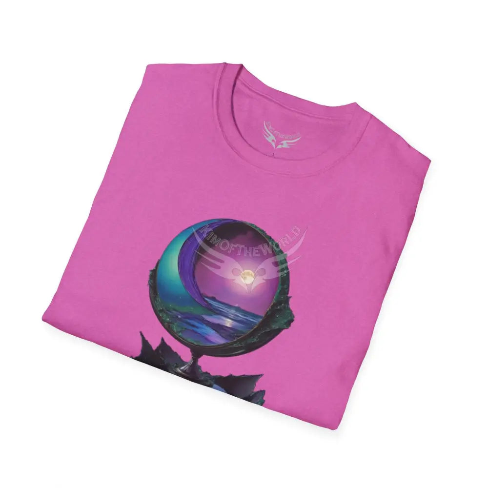 Colorful Liquid Two-Story Scenery Tee - Softstyle T-Shirt T-Shirt