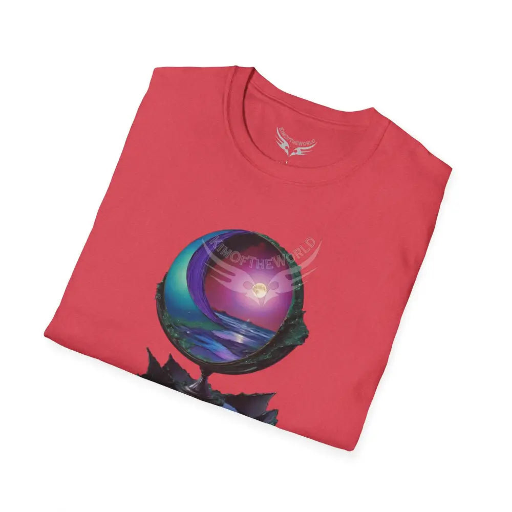 Colorful Liquid Two-Story Scenery Tee - Softstyle T-Shirt T-Shirt