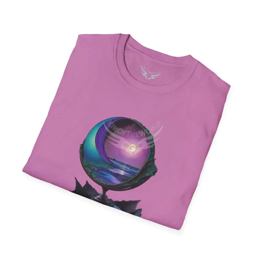 Colorful Liquid Two-Story Scenery Tee - Softstyle T-Shirt T-Shirt