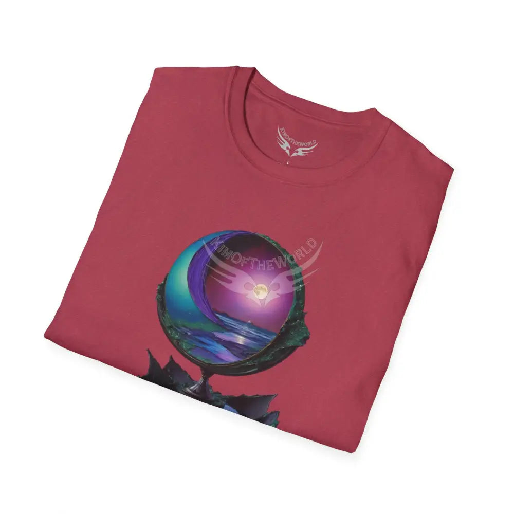 Colorful Liquid Two-Story Scenery Tee - Softstyle T-Shirt T-Shirt