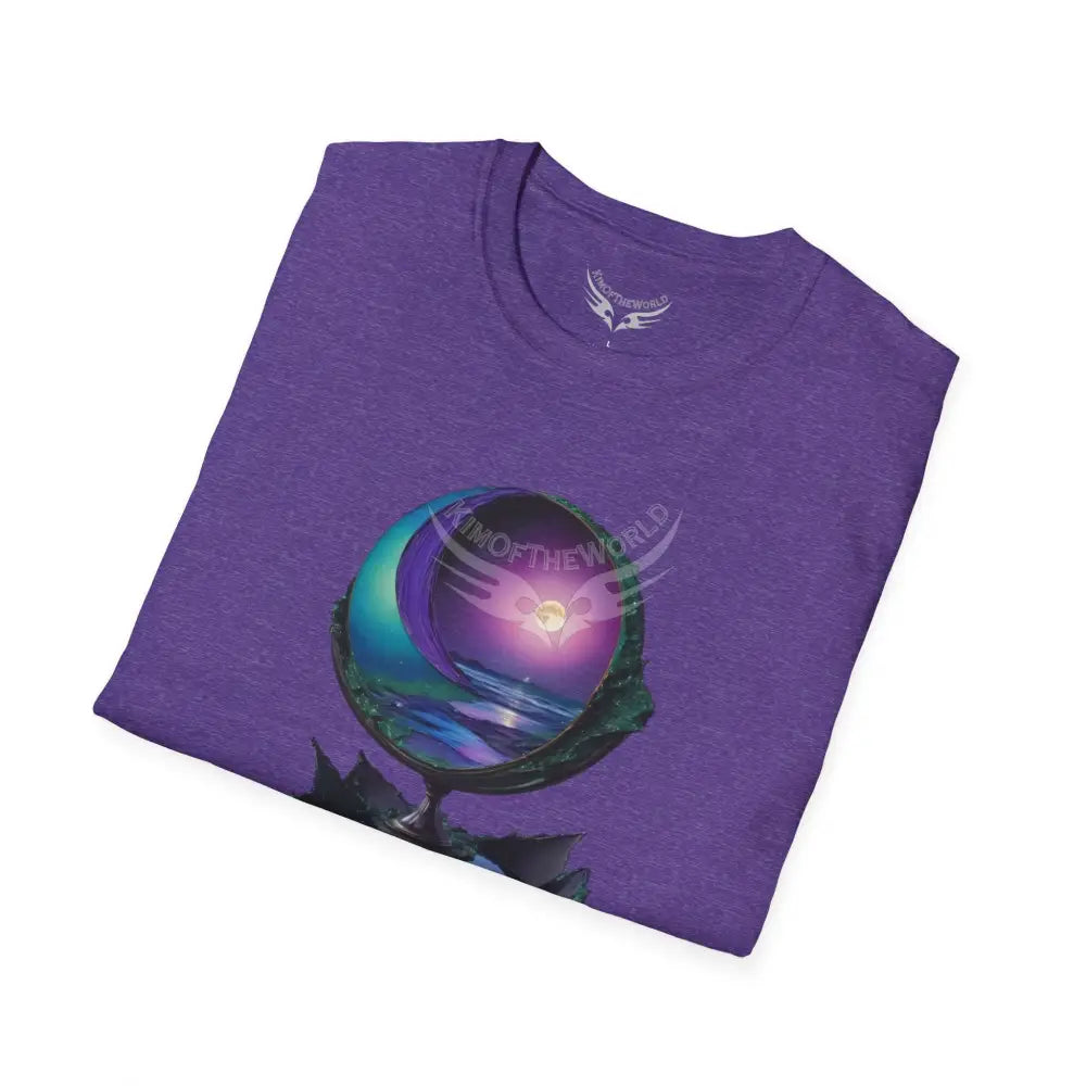 Colorful Liquid Two-Story Scenery Tee - Softstyle T-Shirt T-Shirt