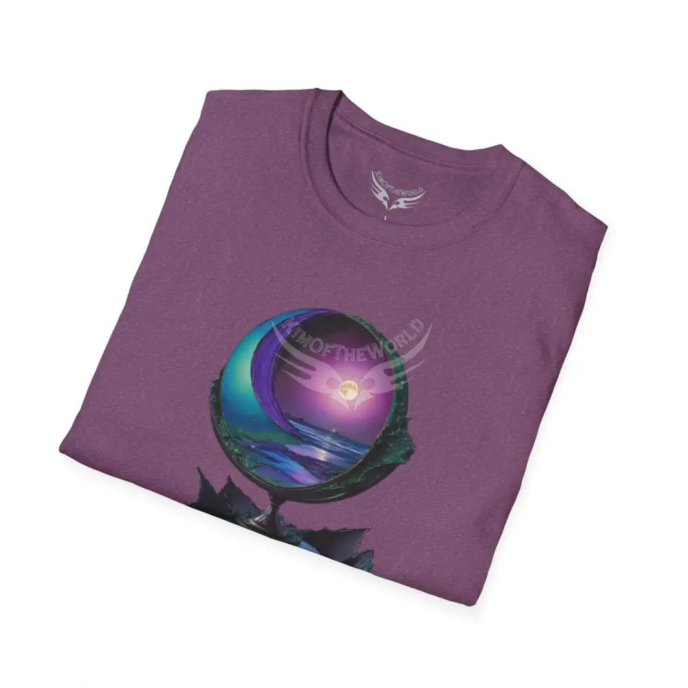 Colorful Liquid Two-Story Scenery Tee - Softstyle T-Shirt T-Shirt