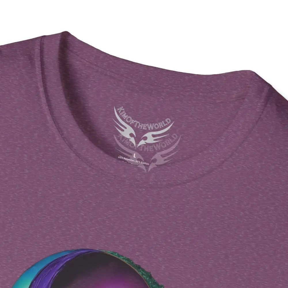 Colorful Liquid Two-Story Scenery Tee - Softstyle T-Shirt T-Shirt