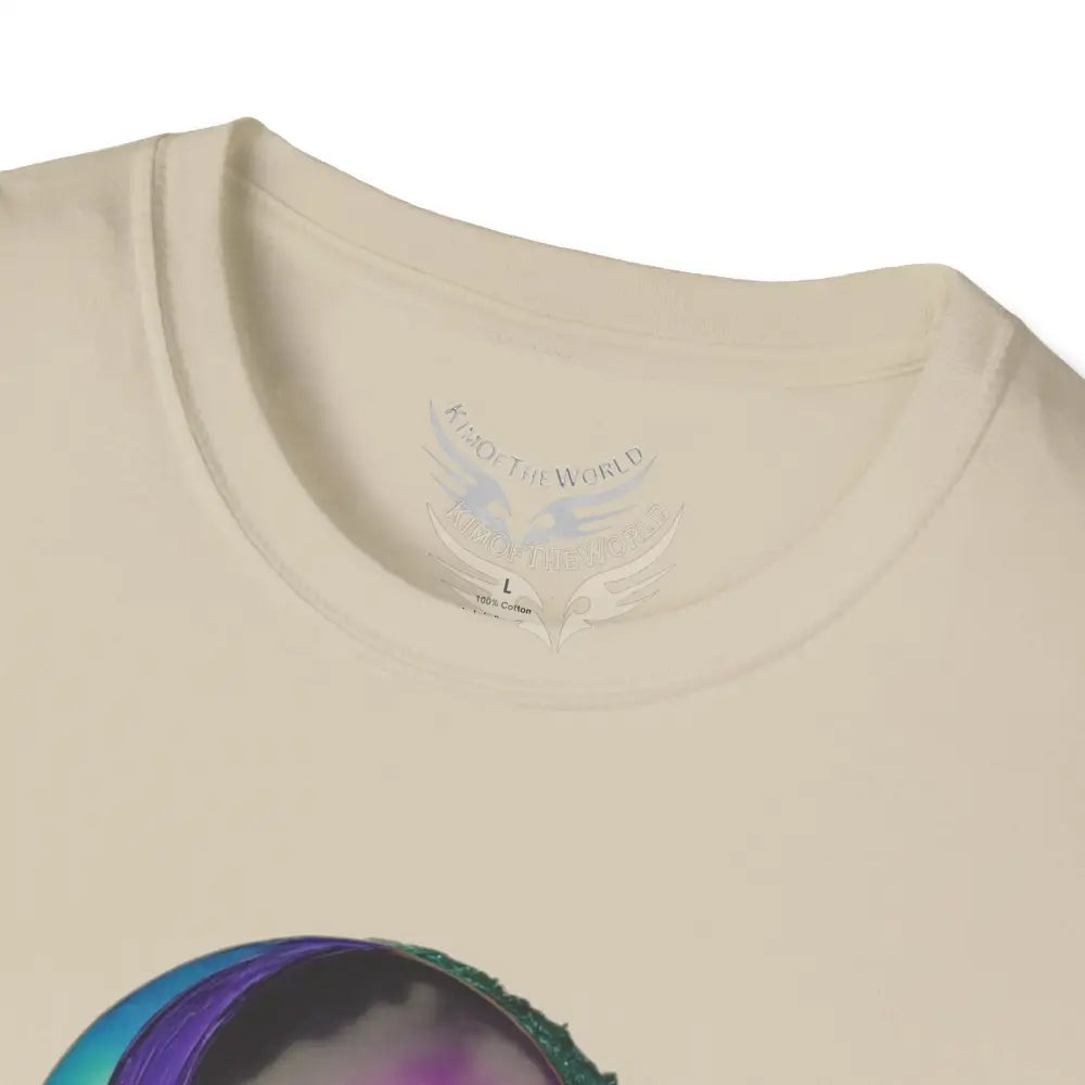 Colorful Liquid Two-Story Scenery Tee - Softstyle T-Shirt T-Shirt