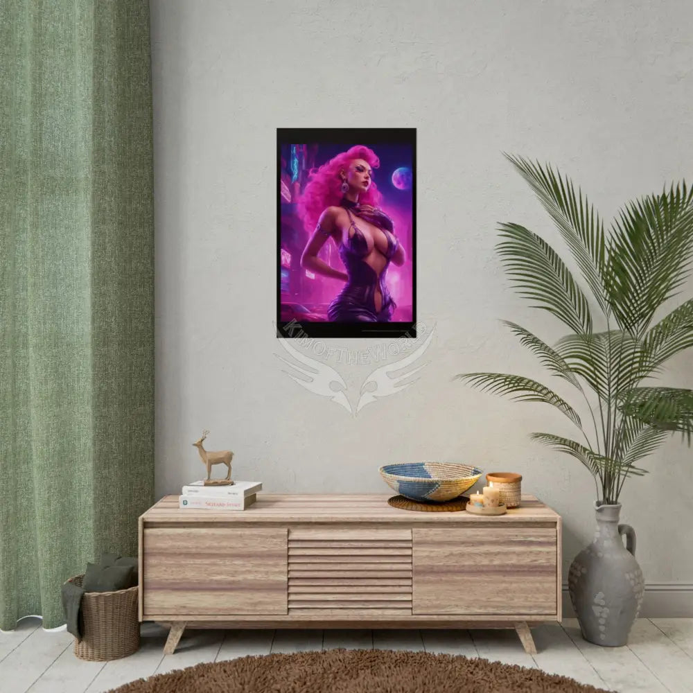 Copy of Empowered Women Retro Art Poster — AI Girls Rolled Poster Poster