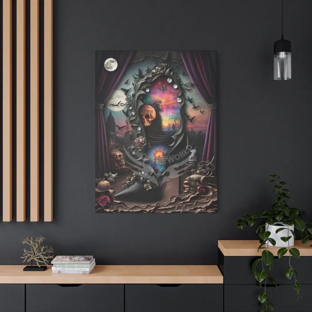 Copy of Surreal 3D Magic Stiletto Dimensional Canvas Art — 3D Portal Shoe Lover’s Wall Decor Canvas