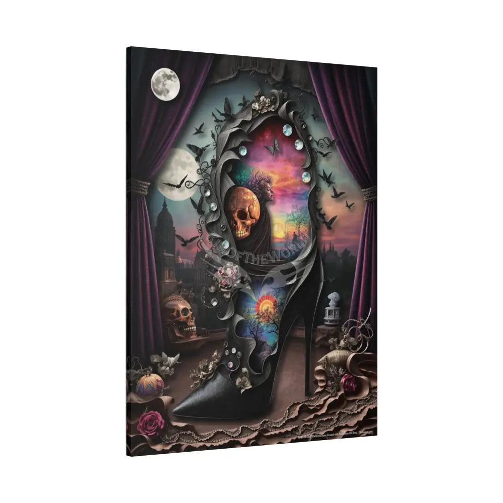 Copy of Surreal 3D Magic Stiletto Dimensional Canvas Art — 3D Portal Shoe Lover’s Wall Decor Canvas
