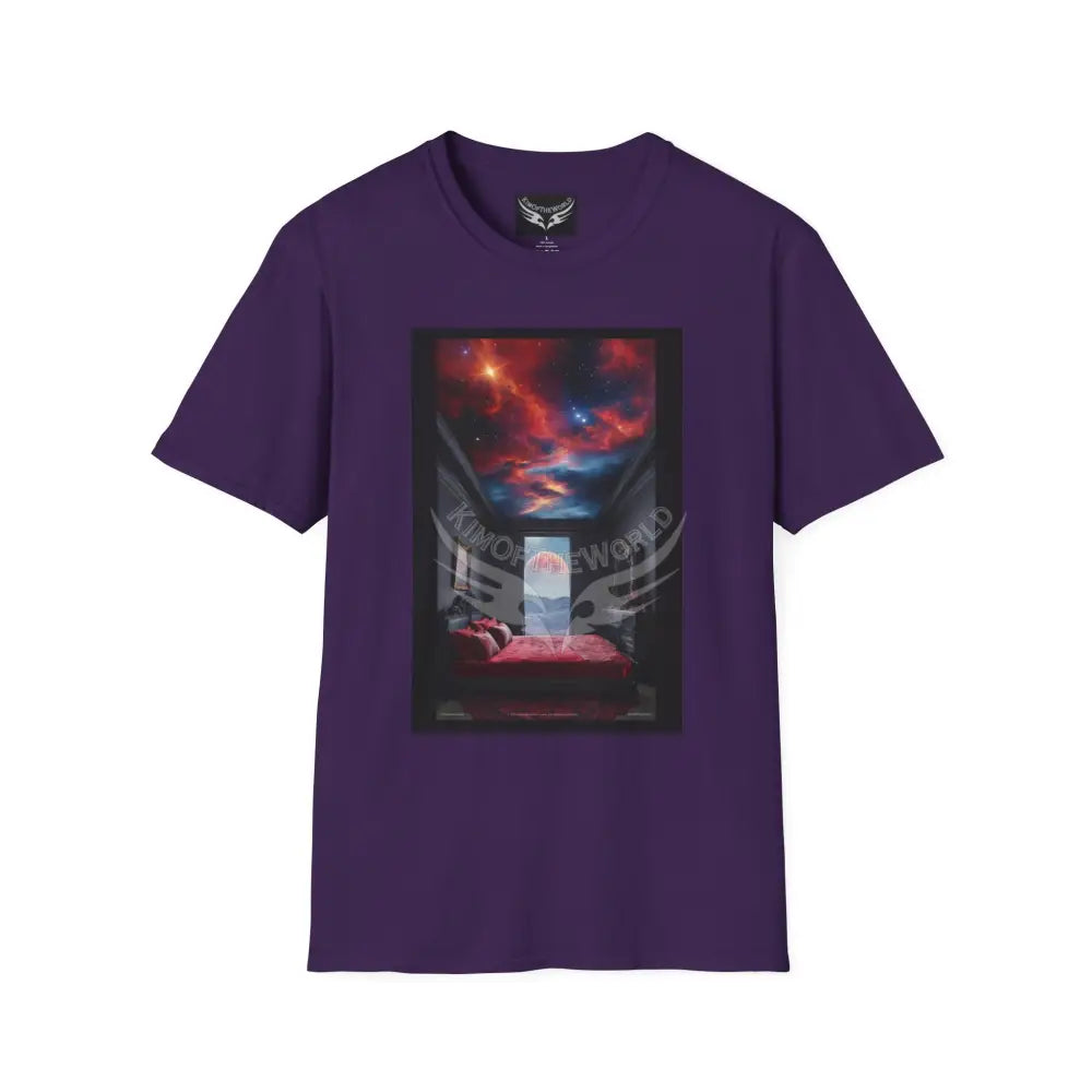 Cosmic Bedroom - Softstyle T-Shirt Purple / S T-Shirt