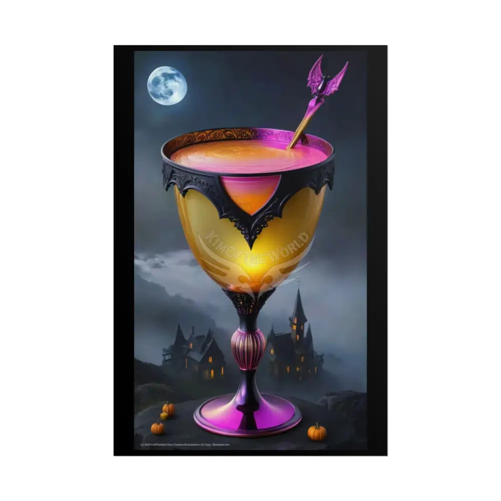 Cosmic Cocktails Halloween Sweet Treats - Rolled Poster 24’’ x 36’’ (Vertical) / Matte Poster