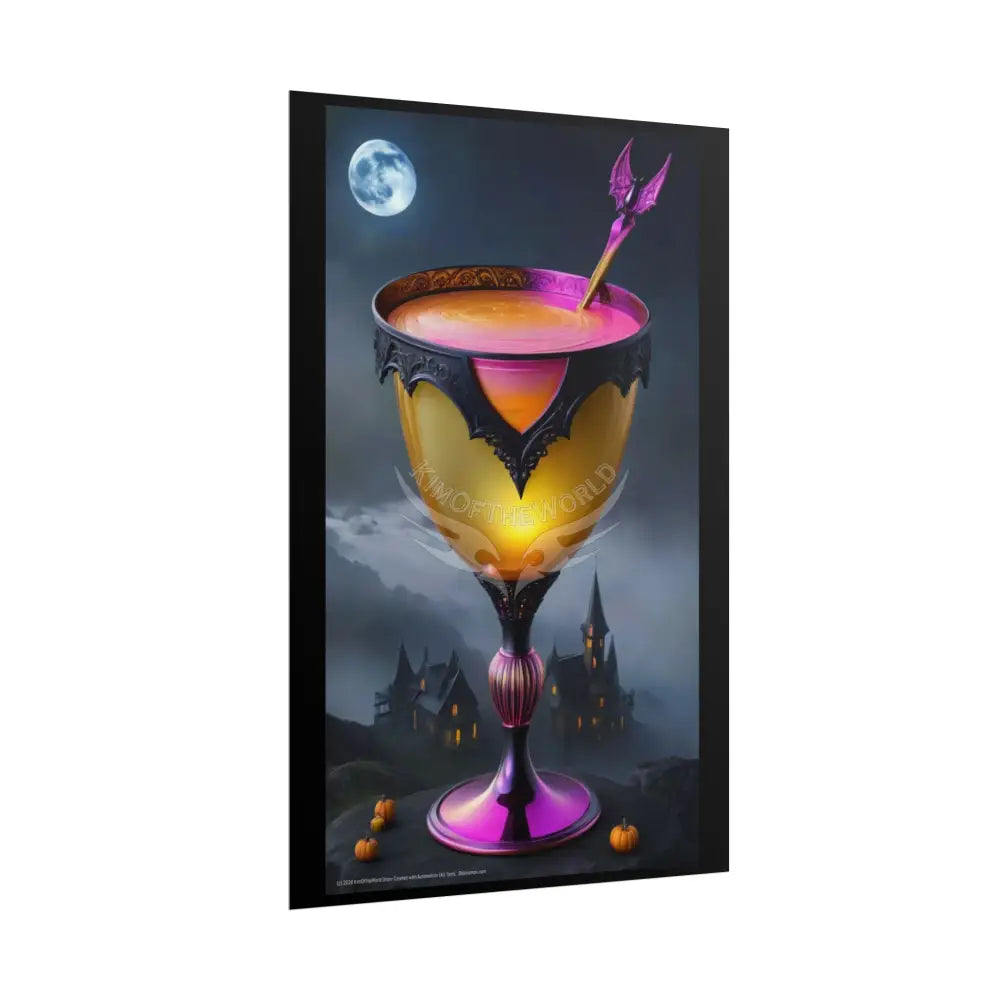 Cosmic Cocktails Halloween Sweet Treats - Rolled Poster Poster