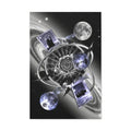 Cosmic Moonlight Windows Matte Canvas Print — Stretched 20″ x 30″ (Vertical) / 1.25’’ Canvas