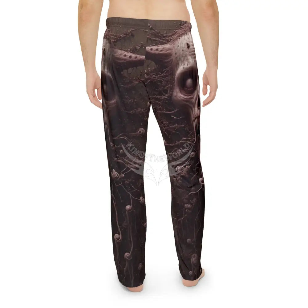 Creepy Sci‑Fi Horror Character Men’s Pajama Pants — ’Protect You From Nightmares’ Sleepwear L All Over Prints