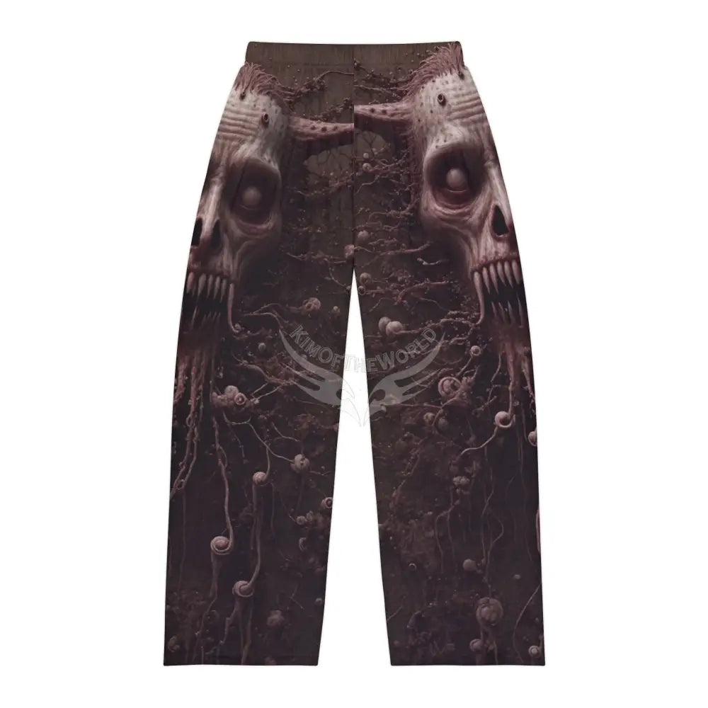 Creepy Sci‑Fi Horror Character Men’s Pajama Pants — ’Protect You From Nightmares’ Sleepwear L All Over Prints