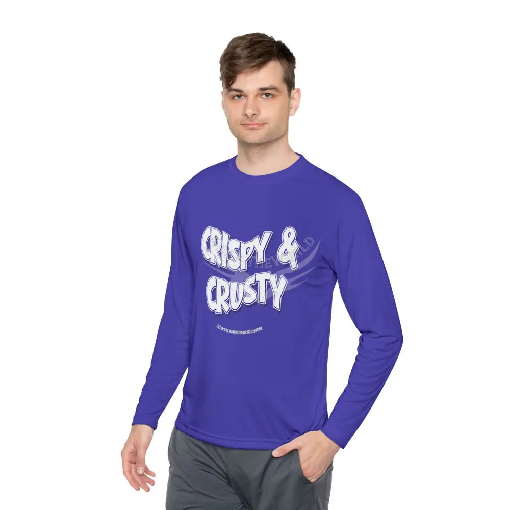’Crispy & Crusty’ Comical Men’s Long Sleeve Tee Long-sleeve