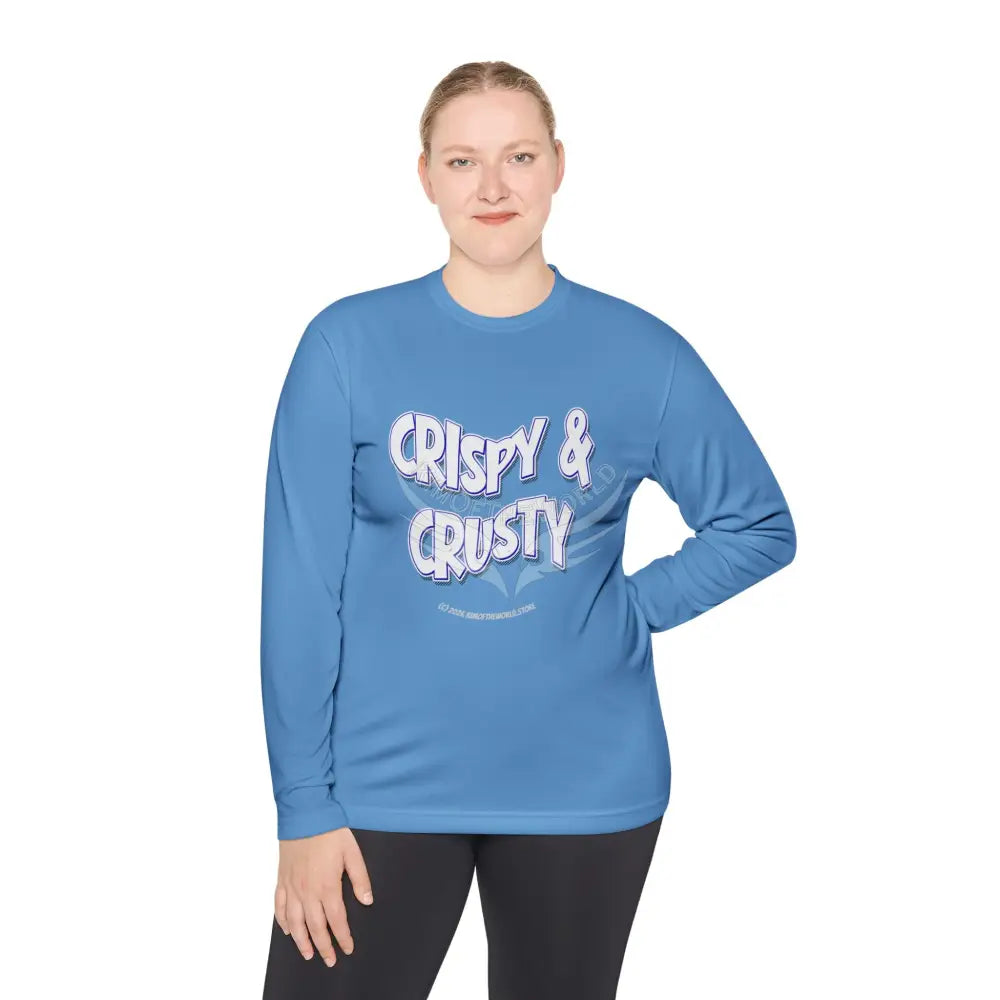 ’Crispy & Crusty’ Comical Men’s Long Sleeve Tee Long-sleeve